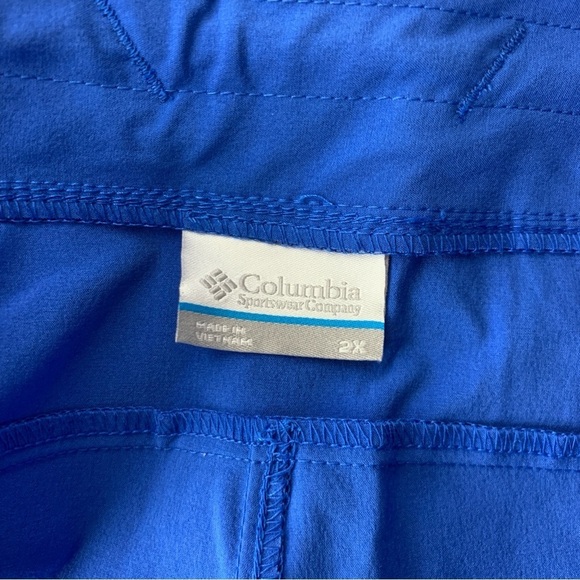 Columbia Women Size 2X Shorts Blue PFG Tidal II Board Swim Quick Dry Unlined - Picture 5 of 6